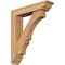 Ekena Millwork Balboa Traditional Smooth Bracket w/ Offset Brace, Western Red Cedar, 5 1/2"W x 24"D x 28"H BKT0604X24X28BOA01SWR - alternate 1